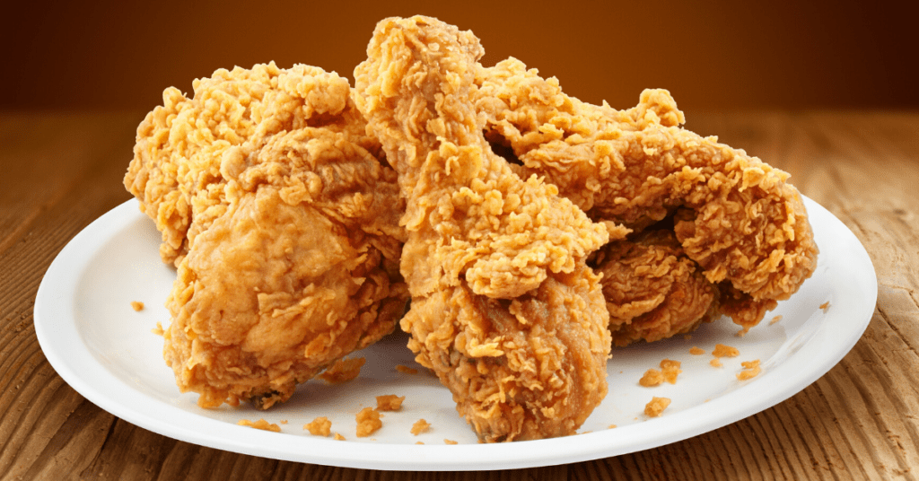 To experience the crisp, Fried Chicken