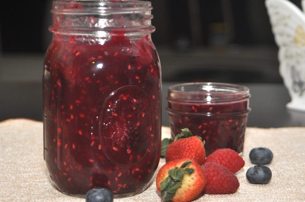 Homemade Mixed Berry Jam